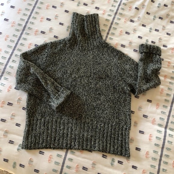 Charcoal-grey, wool-blend sweater, XL - Picture 2 of 3